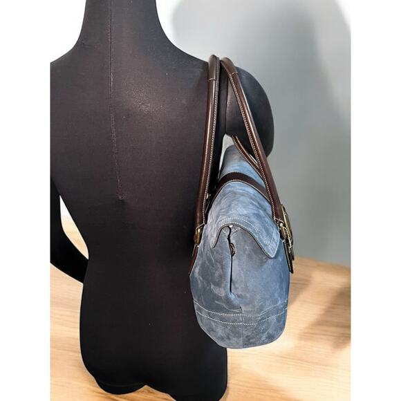 Vintage Coach 9507 Soho Suede Flap Satchel & Wristlet - Picture 12 of 14